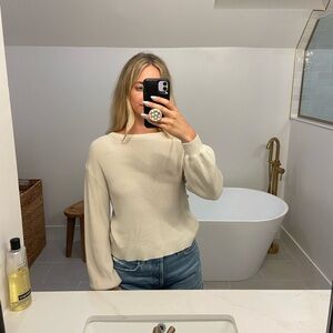 Lululemon reversible sweater size 4 white opal